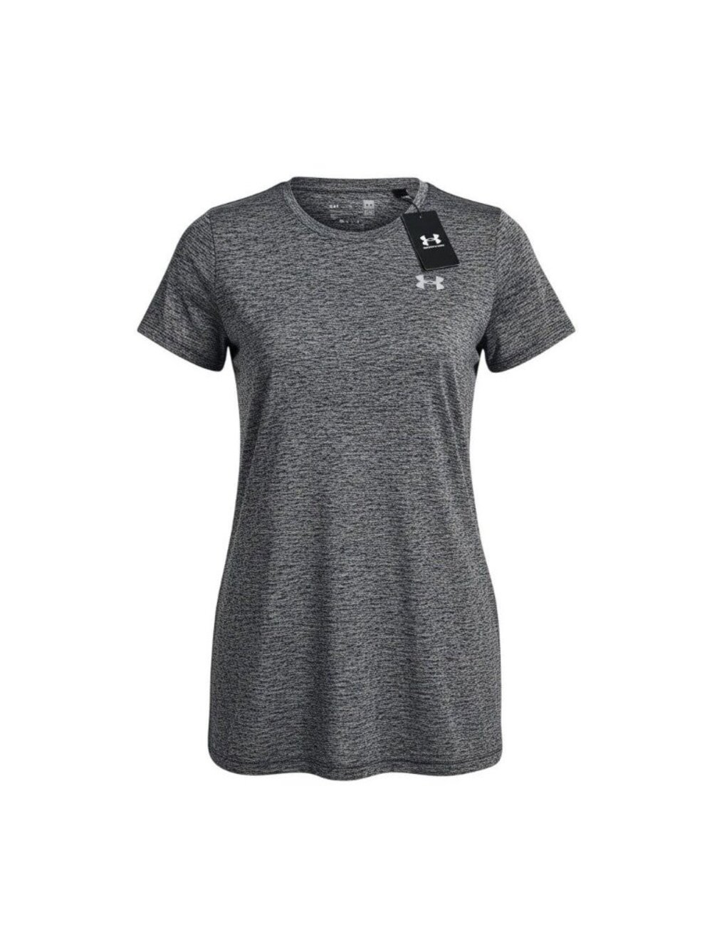 Under Armour Womens Grey HeatGear T-Shirt Loose Fit Size L